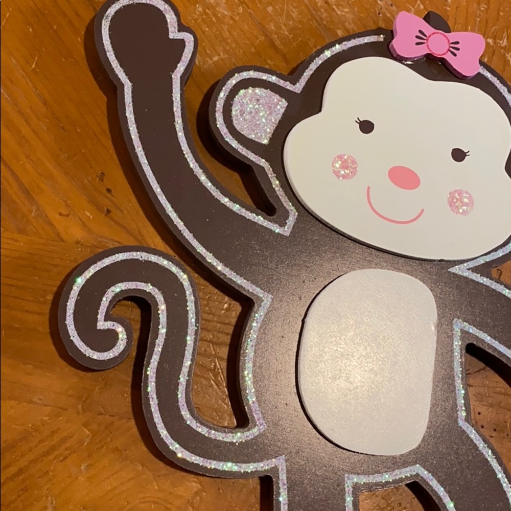 Monkey nursery wall hanging - Picture 3 of 4